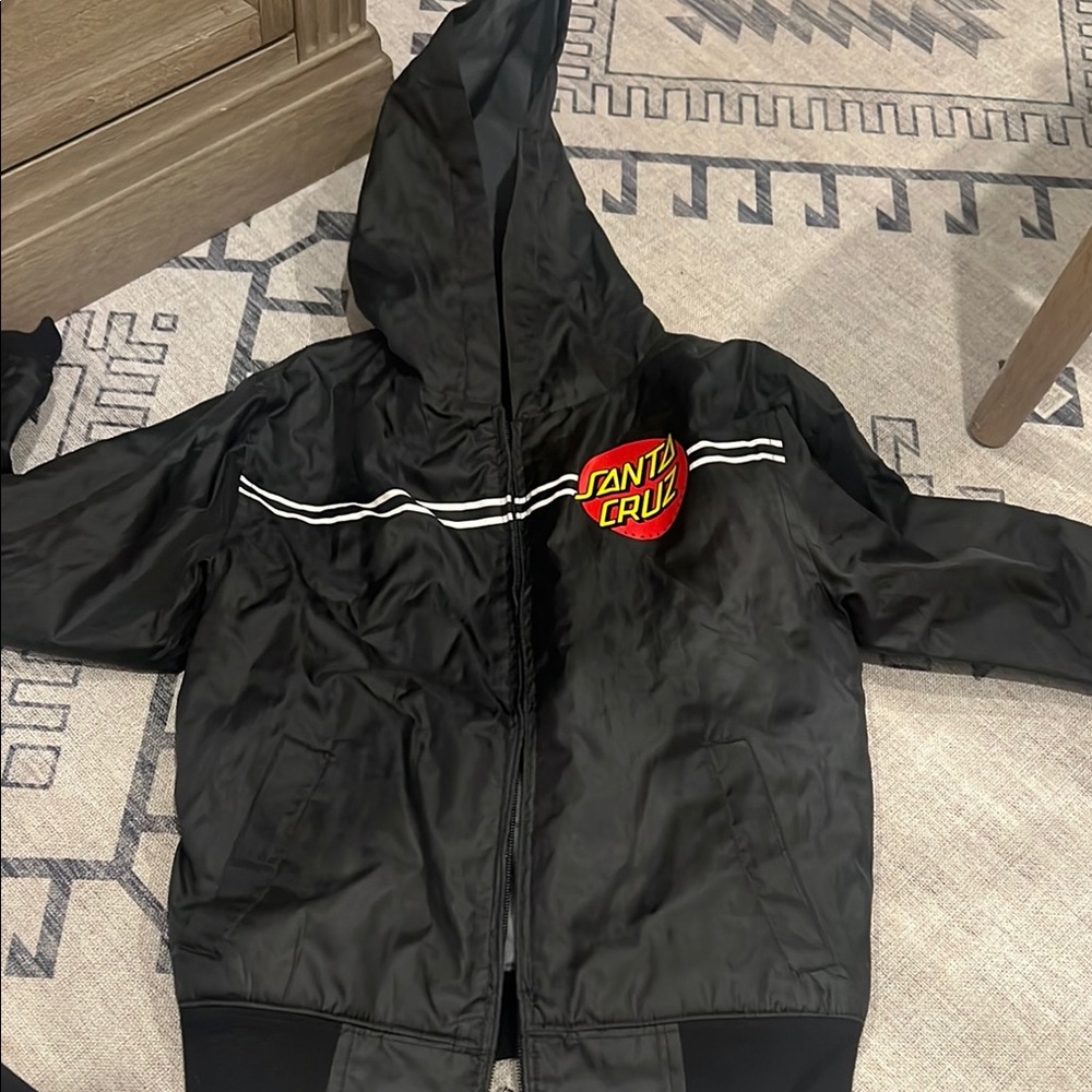 Santa Cruz Black Hooded Jacket